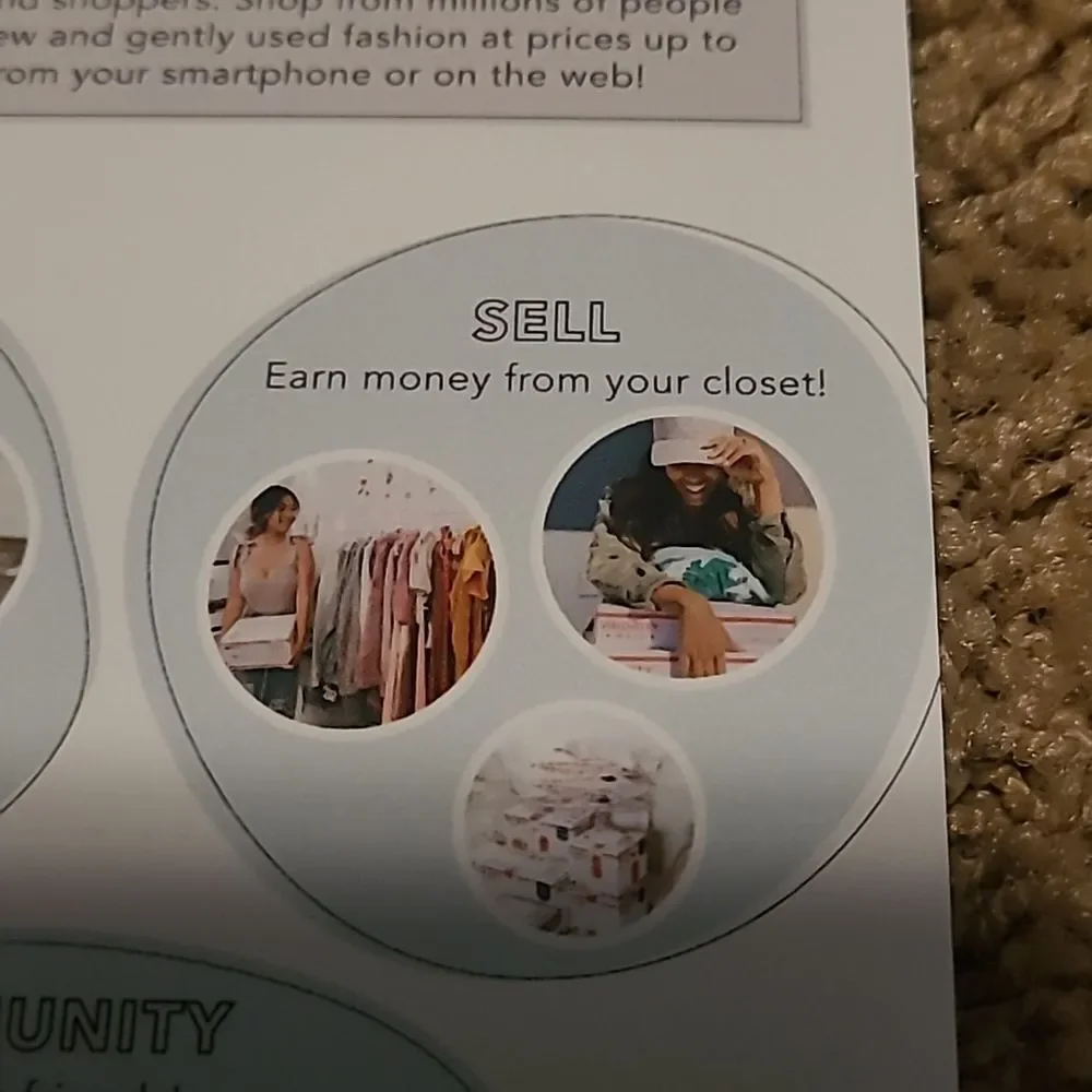 Small Business Poshmark Essentials Cards MARKETING THICK swag postcards